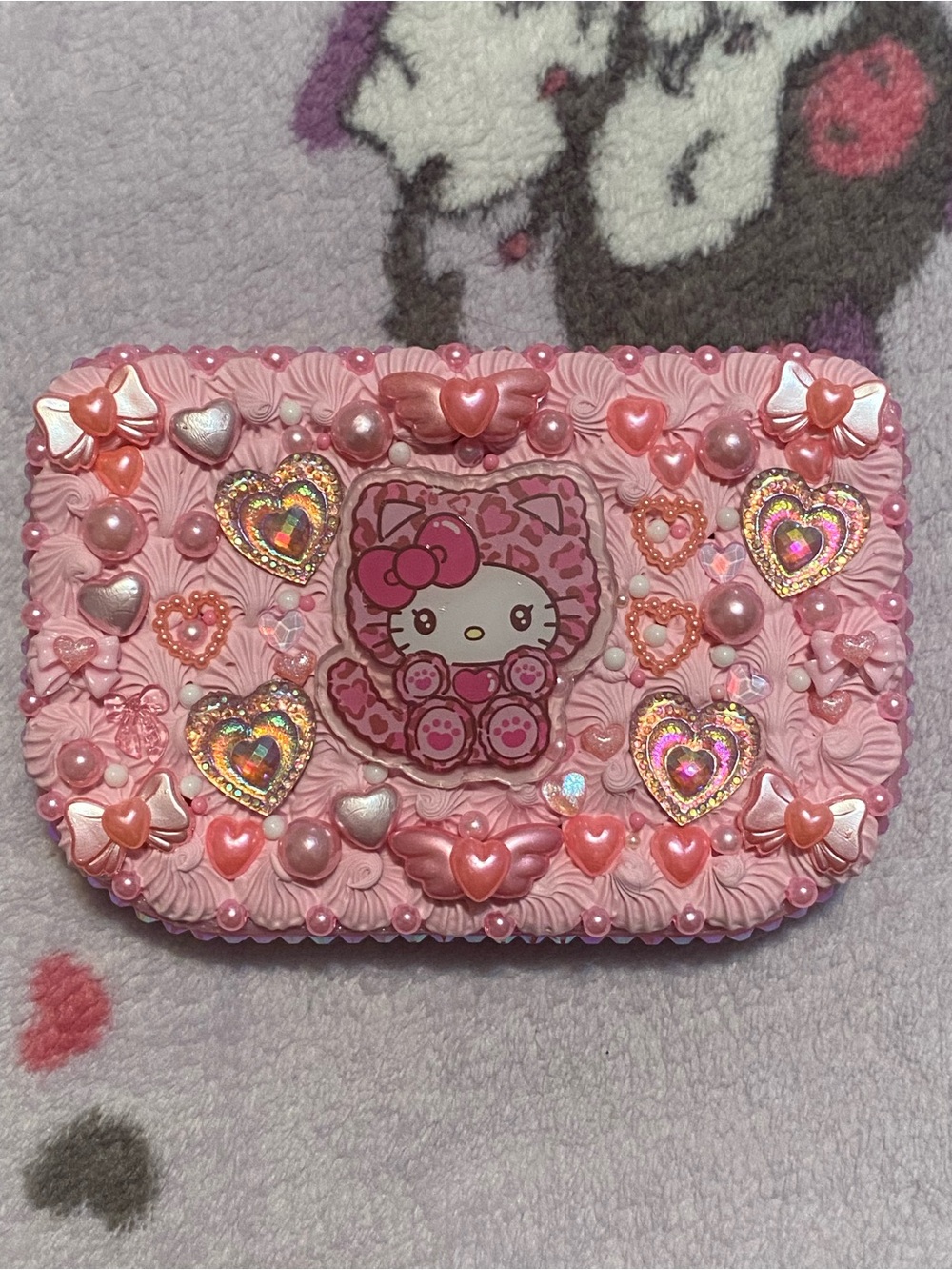 Sanrio Hello Kitty Kawaii Gyaru Decoden Eyelash Case